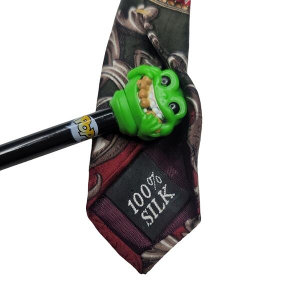 Tabasco Oysters Hot Pepper Sauce Necktie Vintage Men's All Silk Tie - Picture 5 of 8